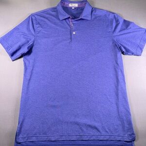 Peter Millar Blue Polo Shirt Classic Design